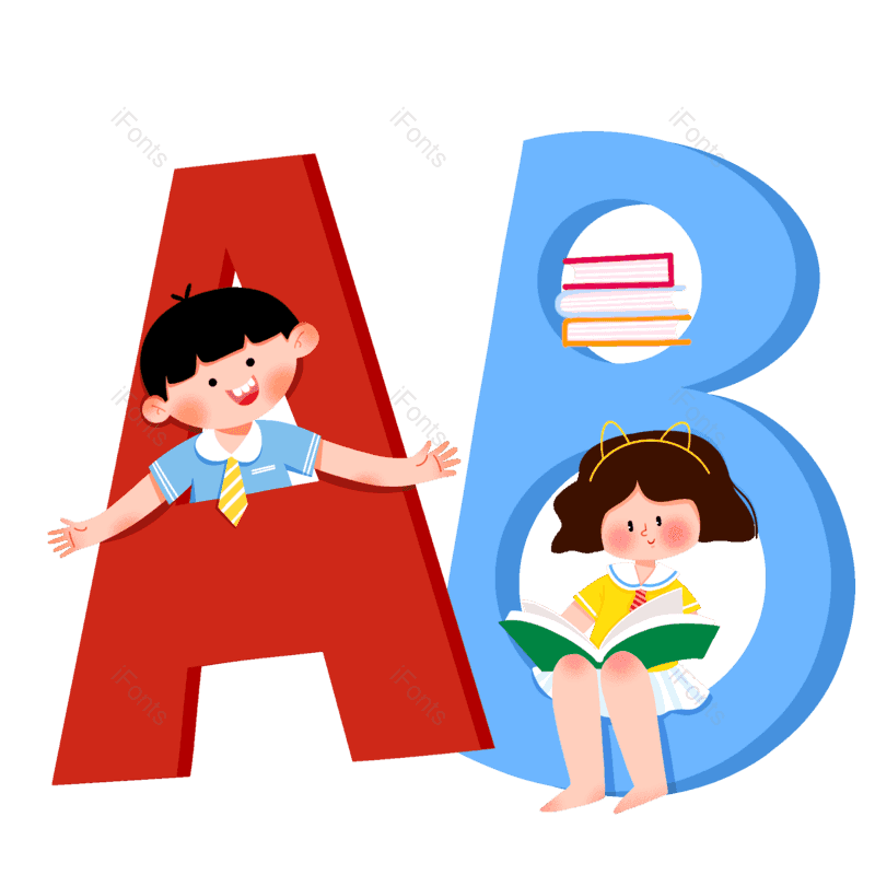 学生图片,扁平风元素,PNG,免抠素材